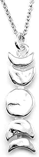 Sterling Silver Moon Phase Necklace