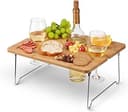 Portable Wine and Cheese Table