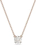 Swarovski Sunshine Pendant Necklace, Rose Gold Tone