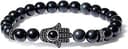 Gothic Black Skull Bracelet