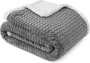 Pavilia Plush Sherpa Throw Blanket