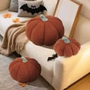Plush Pumpkin Throw Pillow