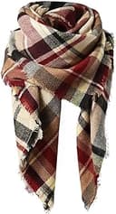 Plaid Blanket Scarf